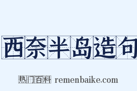 西奈半岛造句是什么意思的图片